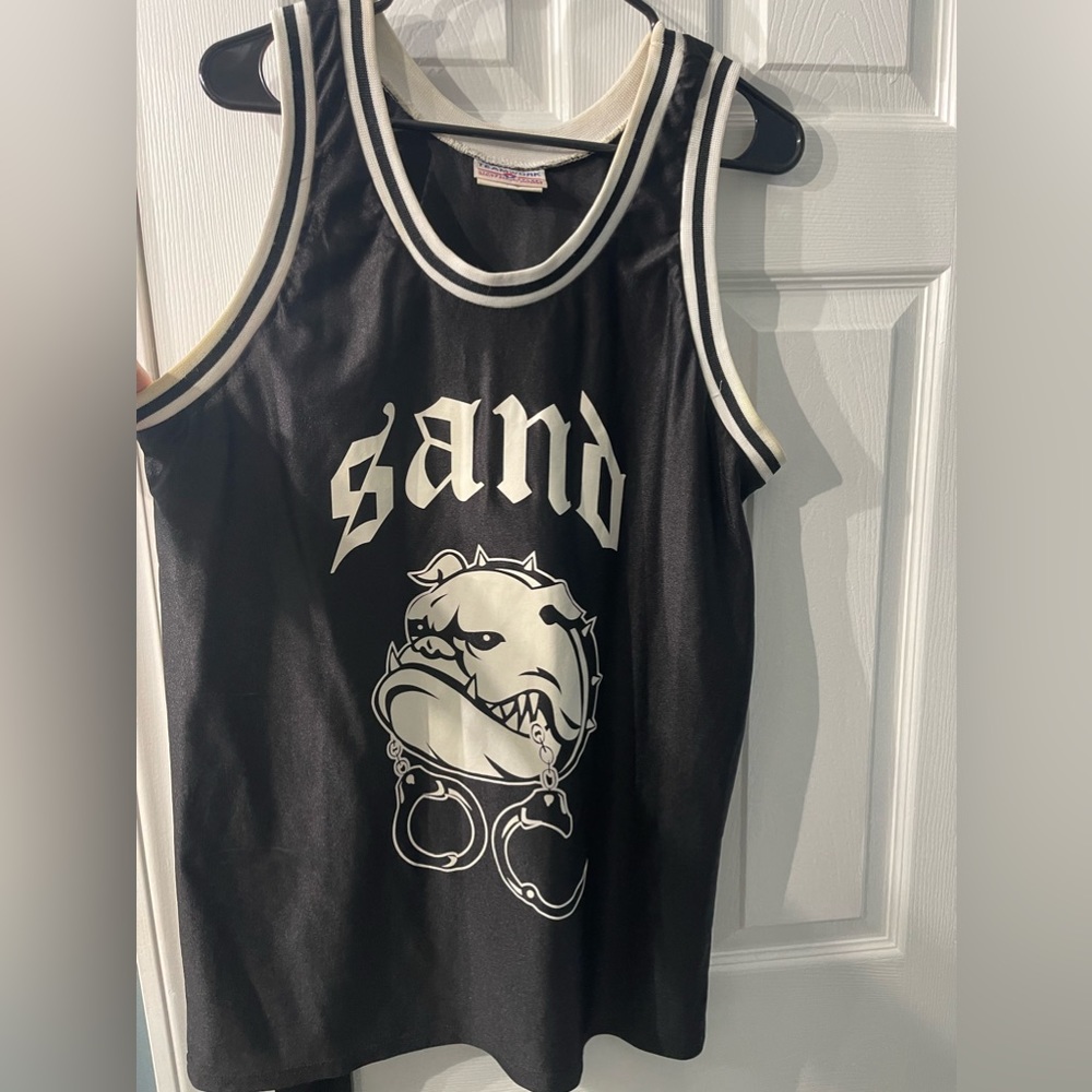 Sand (Japanese hardcore) bulldog basketball jersey